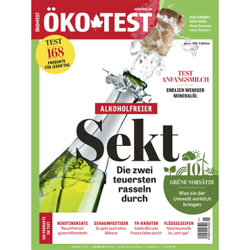 Magazin Januar 2023: Alkoholfreier Sekt