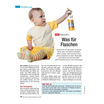 Test: Babysäfte