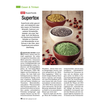 Test: Superfoods