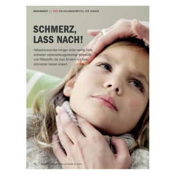 Test: Halsschmerzmittel Kinder