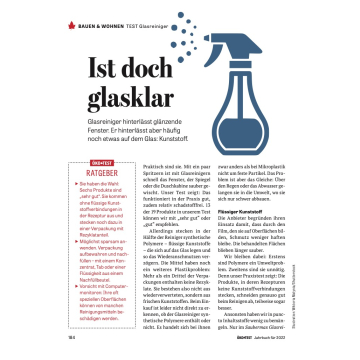 Test: Glasreiniger