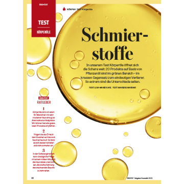 Test: Körperöle