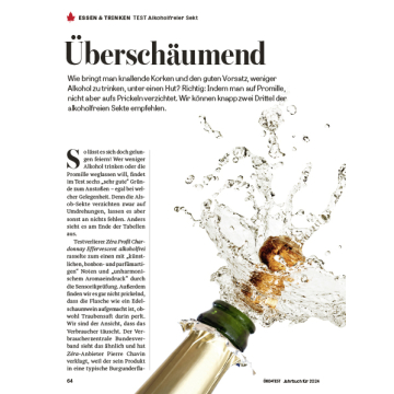 Test: Alkoholfreier Sekt