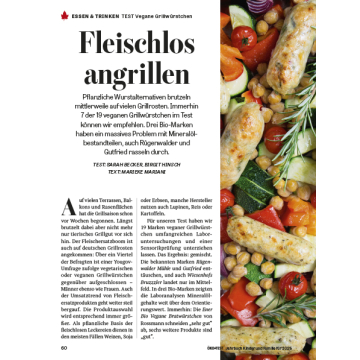 Test: Vegane Grillwürstchen