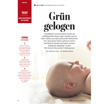 Test: Babyfeuchttücher mit Parfüm