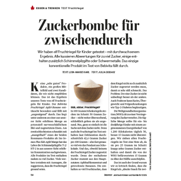 Test: Fruchtriegel