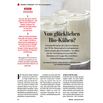 Test: Bio-Naturjoghurt