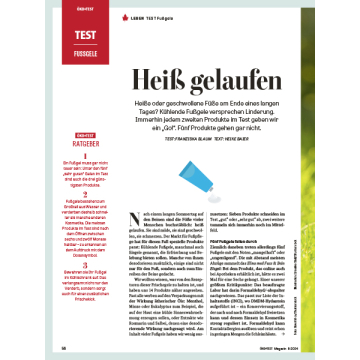 Test: Fußgele