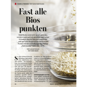 Test: Zarte Haferflocken