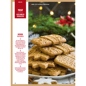 Test: Acrylamid in Spekulatius
