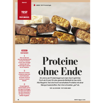 Test: Proteinriegel