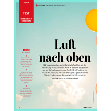Test: Nitrosamine in Luftballons