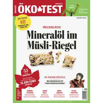 Magazin April 2020: Mineralöl im Müsli-Riegel